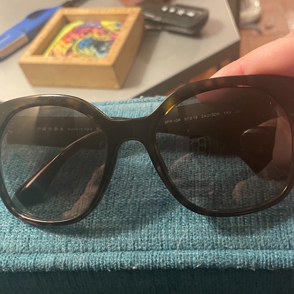 Prada SPR 10 57019 2AU-3D0 140 2N SUNGLASSES - Picture 2 of 8